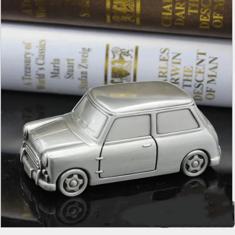 Metalo Derliaus Automobilio Modelį Taupyklė Piggy Bank Vaikų Žaislas Automobilis Taupymo Monetų Kalėdų Dovanos Amatai