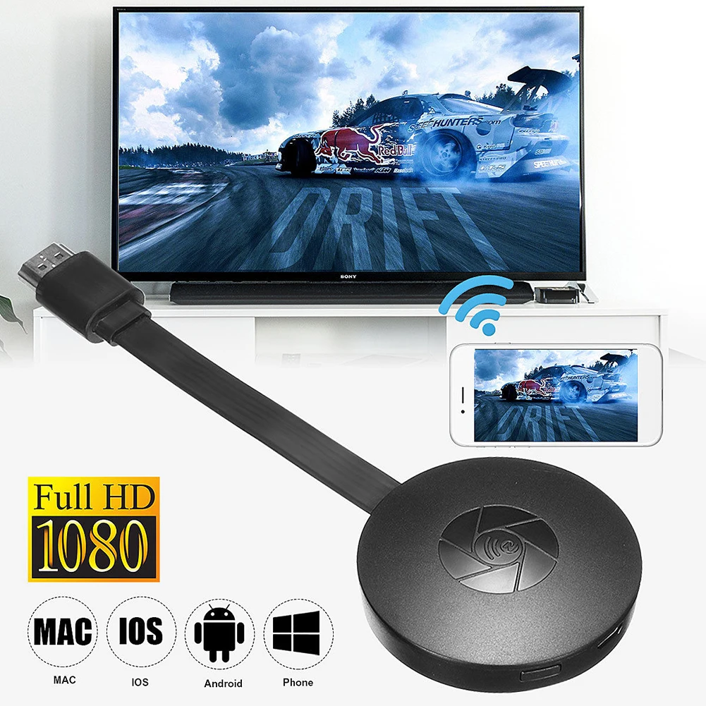 G2 TV Stick MiraScreen 1080P Ekraną Anycast HDMI suderinamus Miracast TV prijungimo įtaisas, skirta 