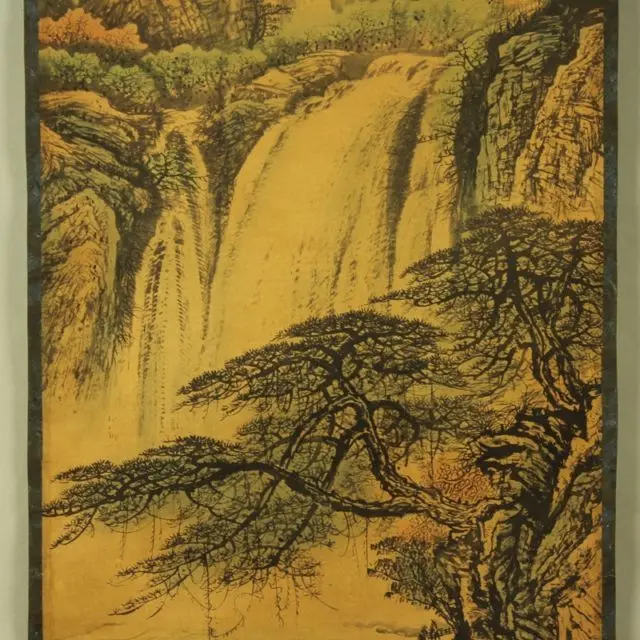 Kinija Antikos kolekcija Kraštovaizdžio dažymo schema