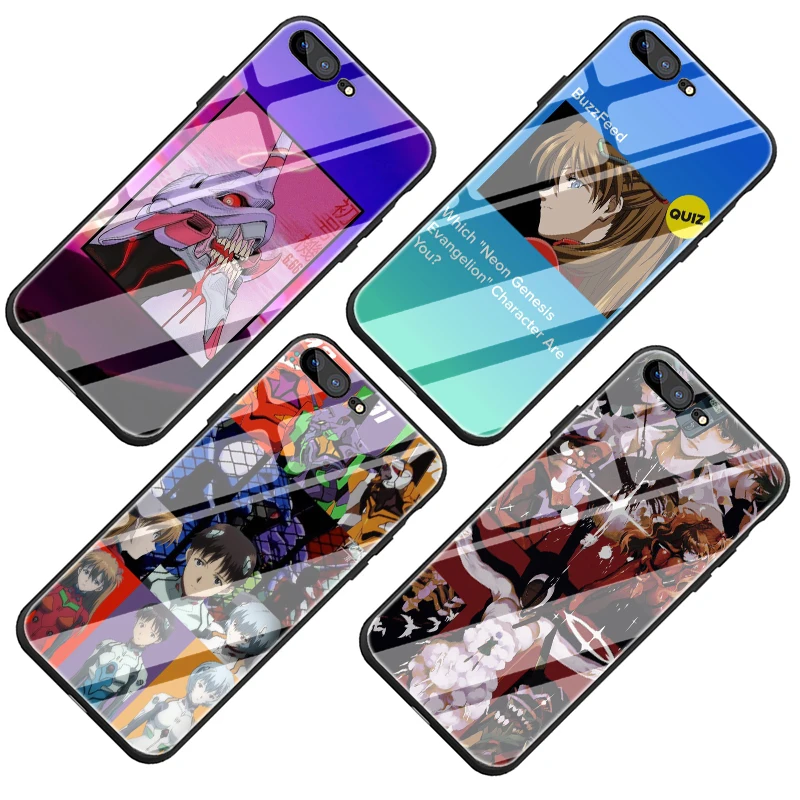Genesis Evangelion GSE EVA Grūdintas Stiklas Telefono dėklas, skirtas iphone 5 5s SE 2020 6 6s 7 8 Plus X XR XS 11 pro Max