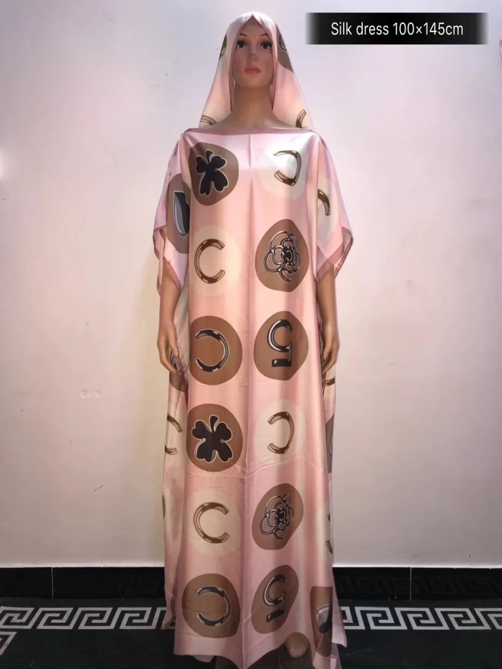 Karšto pardavimo Gražus Malaizija Kaftan Šilko Moterų suknelės, Rungtynės šalikas Dashiki Afrikos Vasaros Šilko suknelės Afrikos suknelės moterims