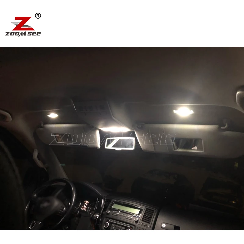 17pcs LED lemputė bagažo skyriaus + LED Vidaus reikalų svarstymą, priešrūkiniai Žibintai žemėlapis Rinkinys, skirtas VW Reikmenys Multivan MK6 T6 ( 2016 m.+)