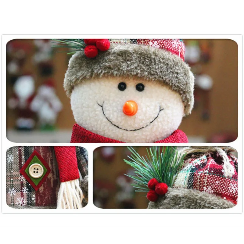 2020Household Kalėdinė Dekoracija Lėlės Kalėdų Senelio Elnių, Sniego Langų Apdailos Kalėdų Prekes