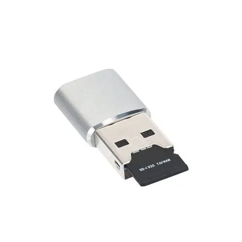 Lector mini USB 3.0 tarjetas de Micro SD-SDXC Gris