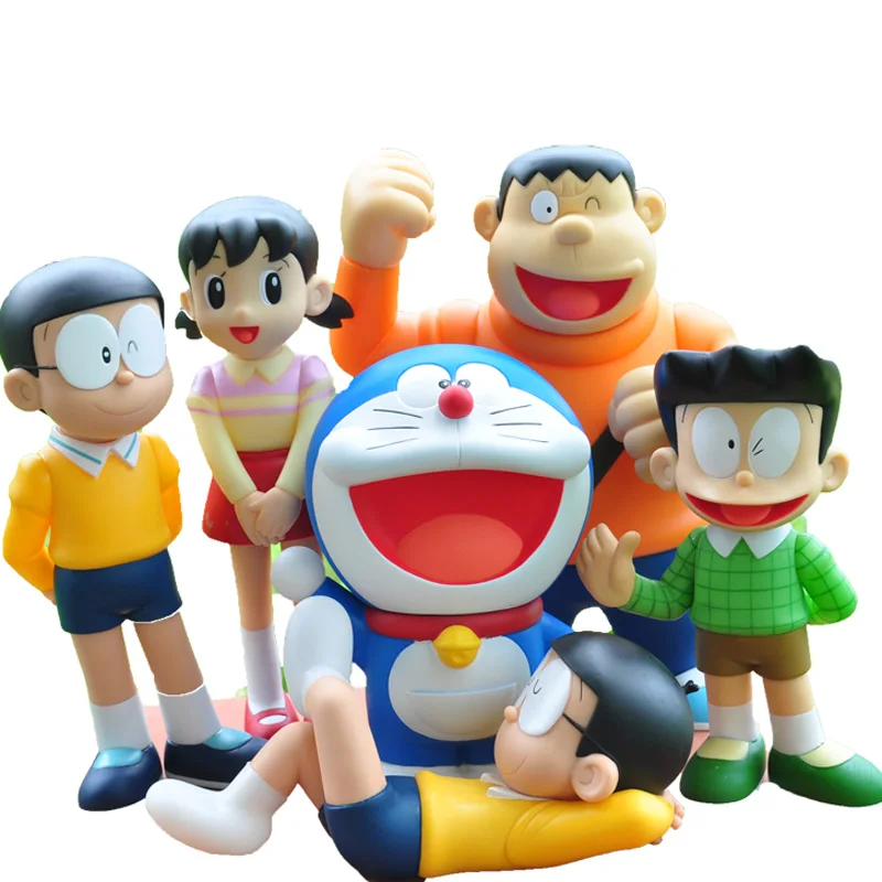 Doraemon Nobita Nobi Shizuka Minamoto Takeshi Gouda Suneo Honekawa Dorami Veiksmų Skaičius, Figuarts NULIO Žaislas 12-15cm