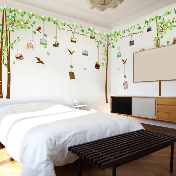 Prisiminimai miško XL sienų lipdukai medžio namų dekoro kambarį 