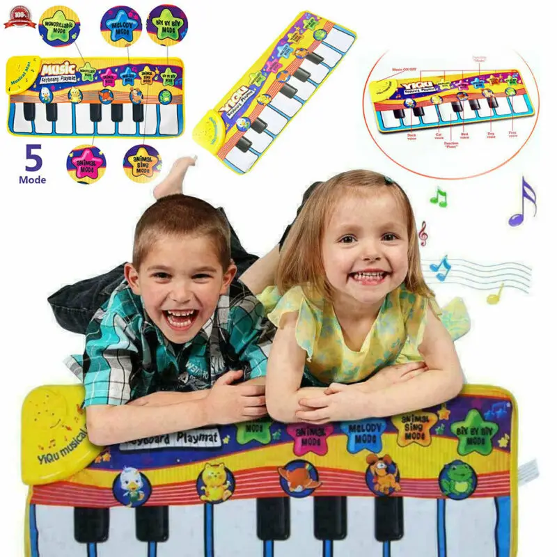 Imcute Vaikas Baby Vaikų Muzikos Muzikos Fortepijonui Žaisti Mat Vystymosi Švietimo Minkštas Žaislas