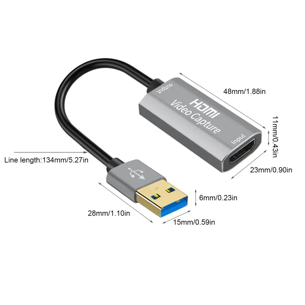USB 3.0 Filmavimo Kortelės 1080P 60fps 4K HDMI Video Grabber Langelį 