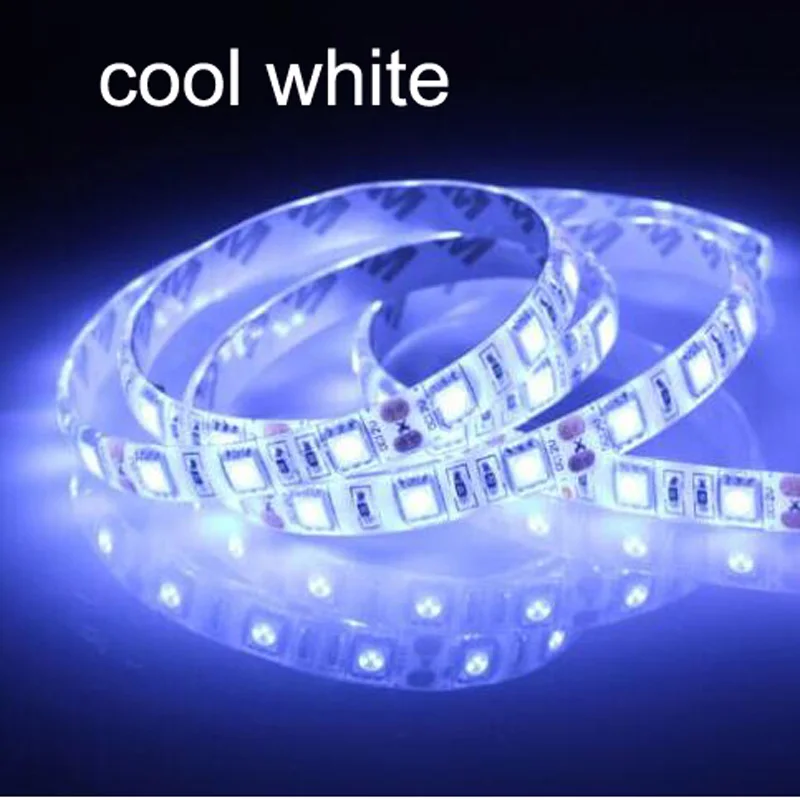 LED Juosta 5050 DC12V 60LEDs/m LED Šviesos RGB 5050 LED Juosta 300LEDs 5m/daug balta šiltai balta mėlyna raudona žalia geltona ice blue
