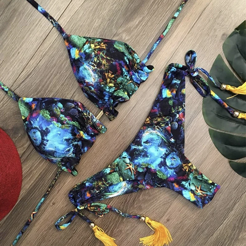 Be-X Gėlių spausdinti maudymosi kostiumėlis moterims, maudymosi kostiumai Seksualus kutas bikini nustatyti, Apynasrio maudymosi kostiumėliai moterims 2020 m. Brazilijos bikini maudymosi kostiumas naujas