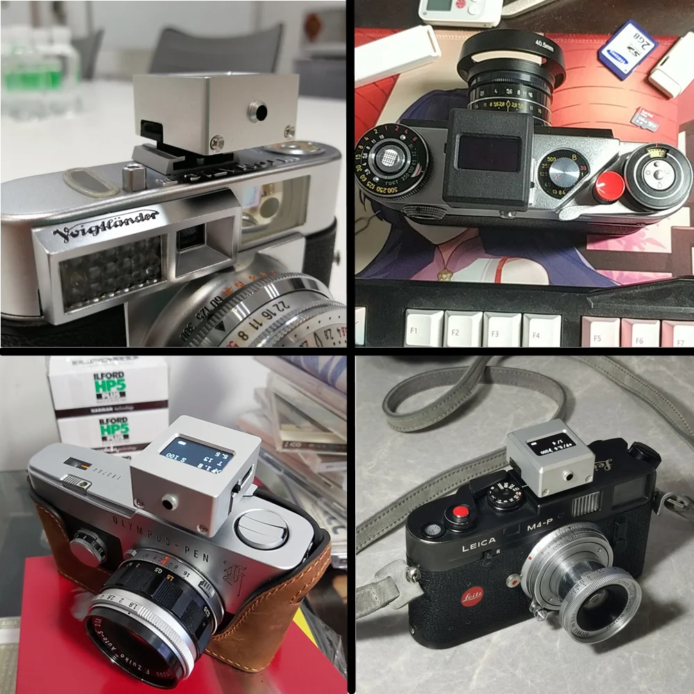 Metalo V-201X Set-top Atspindys, Šviesos, Fotografijos Metras Karšto ir Šalto Batų Nustatyti Fotografuoti Mini Kamera Luminometer