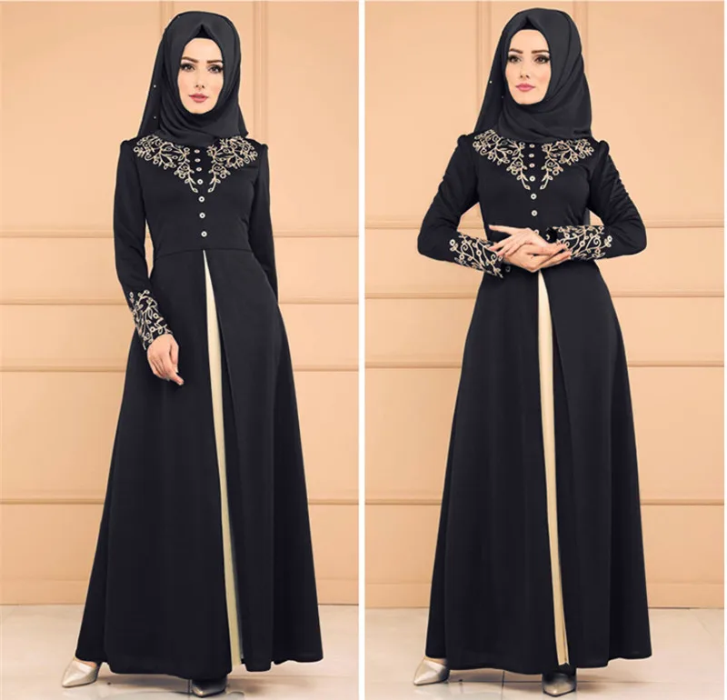 Abayas moterų musulmonų suknelė moterims gamis musulmonų wanita skraiste dubajus moslim jurken skraiste musulmane femme djelaba femme