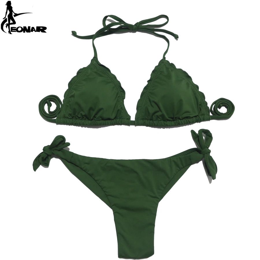 EONAR Moterų maudymosi kostiumėlį 2020 Pynimas Push Up Top Bikini Brazilijos Supjaustyti Apačioje Bikini Komplektas Maillot De Bain Femme, maudymosi Kostiumėliai, Maudymosi Kostiumą