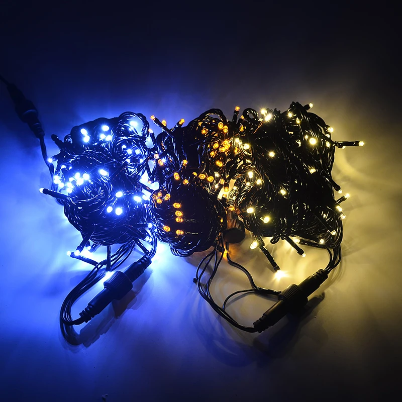 Akimirka 10m 100LEDs festivalis apšvietimo grandinės lauko LED styginių šviesos sofa švenčių dekoravimas