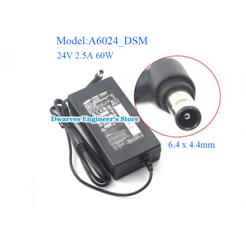 Originali A6024_DSM 2.5 24V 60W AC Adapteris DN-J550 DN DN-H551 HWJ650 J355 HW-F750 DN-J355 A6324_DSM BN44-00639A