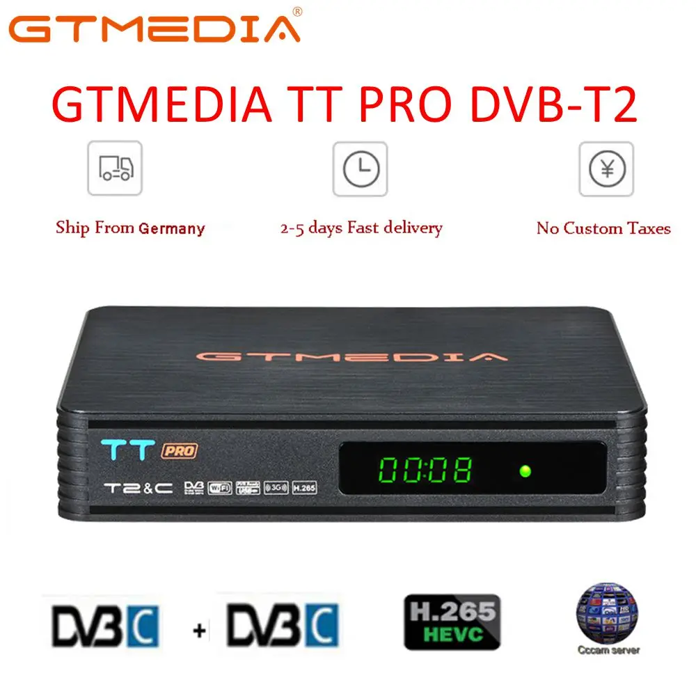 TT PRO DVB-T2/T Imtuvas TT PRO TV Box HD Skaitmeninis TV Imtuvas DVB T2/C H. 264 Antžeminės TELEVIZIJOS Imtuvas DVB-T TV BOX Dekoderis Tunner
