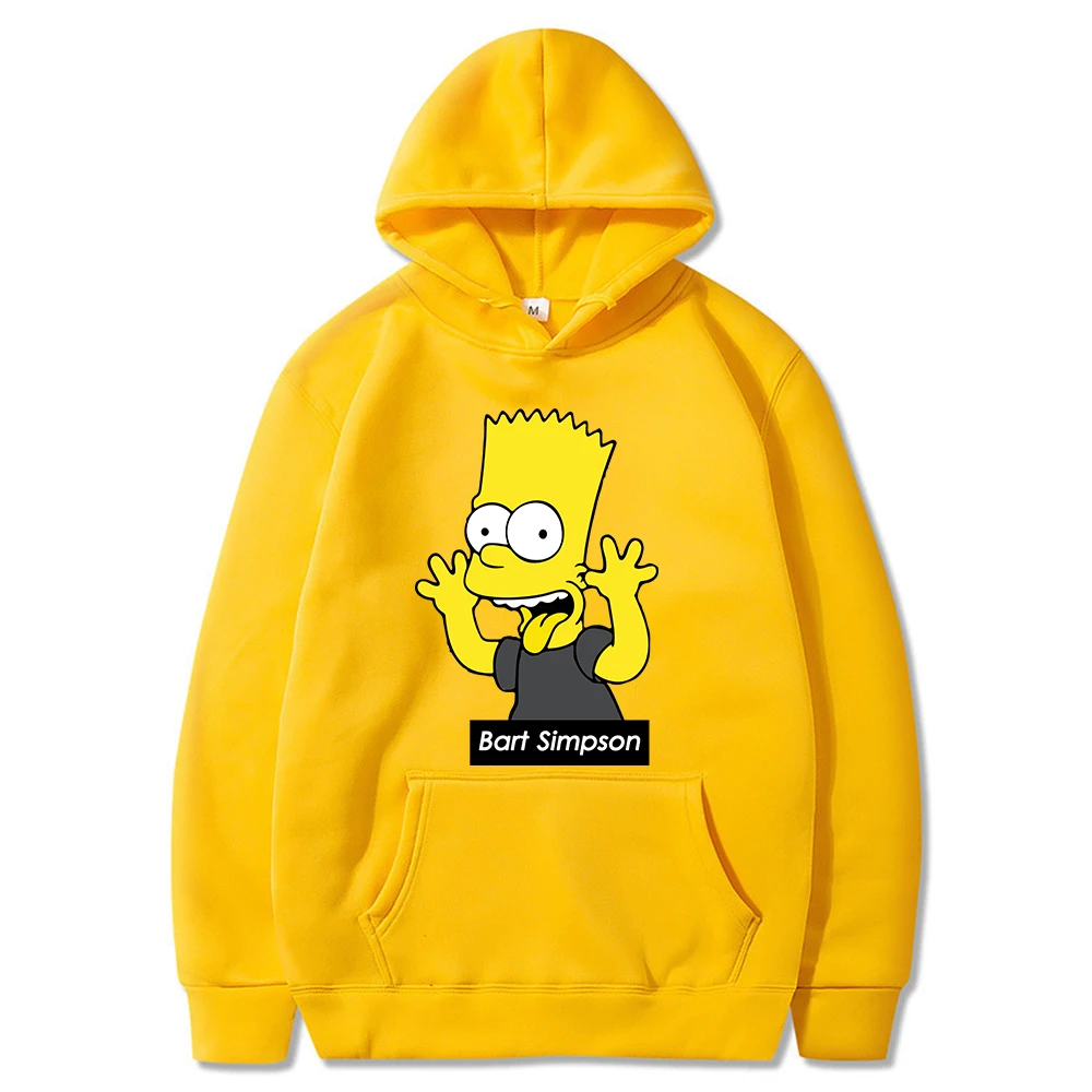 Vyrų Hoodie Atsitiktinis Marškinėlius Bart Simpson Unisex Hoodie Animacinių filmų Simpson Palaidinukė ilgomis Rankovėmis Hoodies Drabužiai