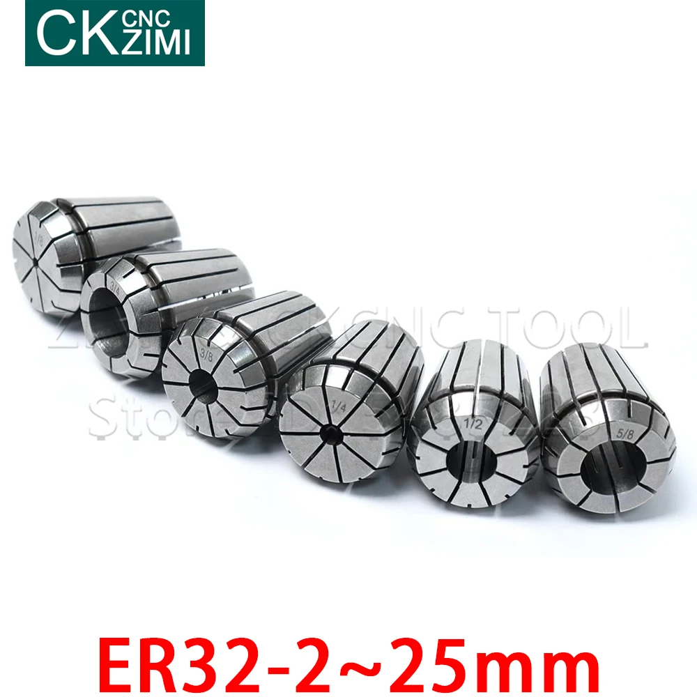ER32 2mm-25mm ER pavasario collet chuck Workholding Įrankių Laikiklis CNC frezavimo įrankiai turėtojas Graviravimas mašina ašinis variklis, Įrankiai
