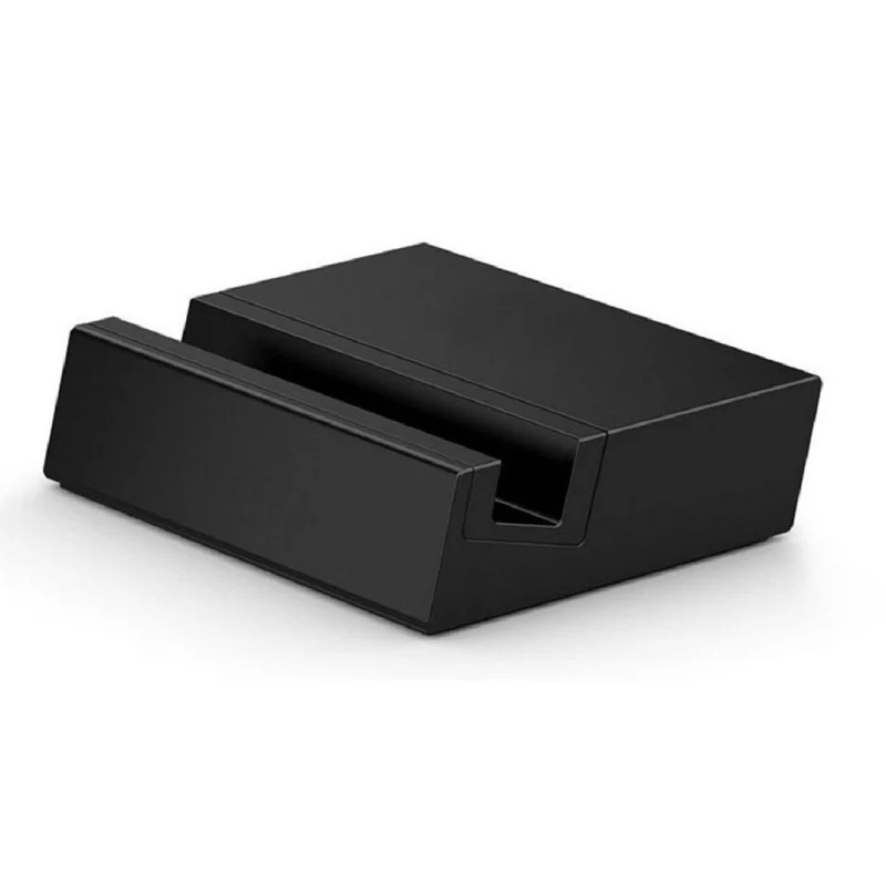 USB Magnetinis Įkroviklis Adapteris Darbalaukio Įkrovimo lizdą Dock for SONY Xperia Z3 / Z3 Kompaktiškas Z3 Mini L55H L55U + USB Kabelis, juodos spalvos