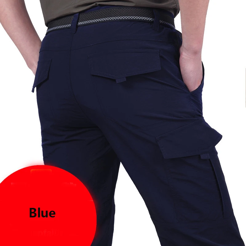 Vyriški Krovinių Pants Mens Atsitiktinis Multi Kišenės Karinės Didelis dydis 4XL Tactical Kelnes Vyrams Outwear Armijos Tiesios kelnės Ilgų Kelnių