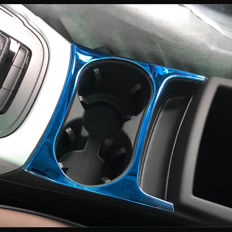 Nerūdijančio plieno Automobilio Centrinio valdymo Pavarų Perjungimo Mygtukų Skydelio Vandens puodelio Dangtelį Interjero Lipdukas, Skirtas Audi 09-18 Q5 Automobilių Priedai