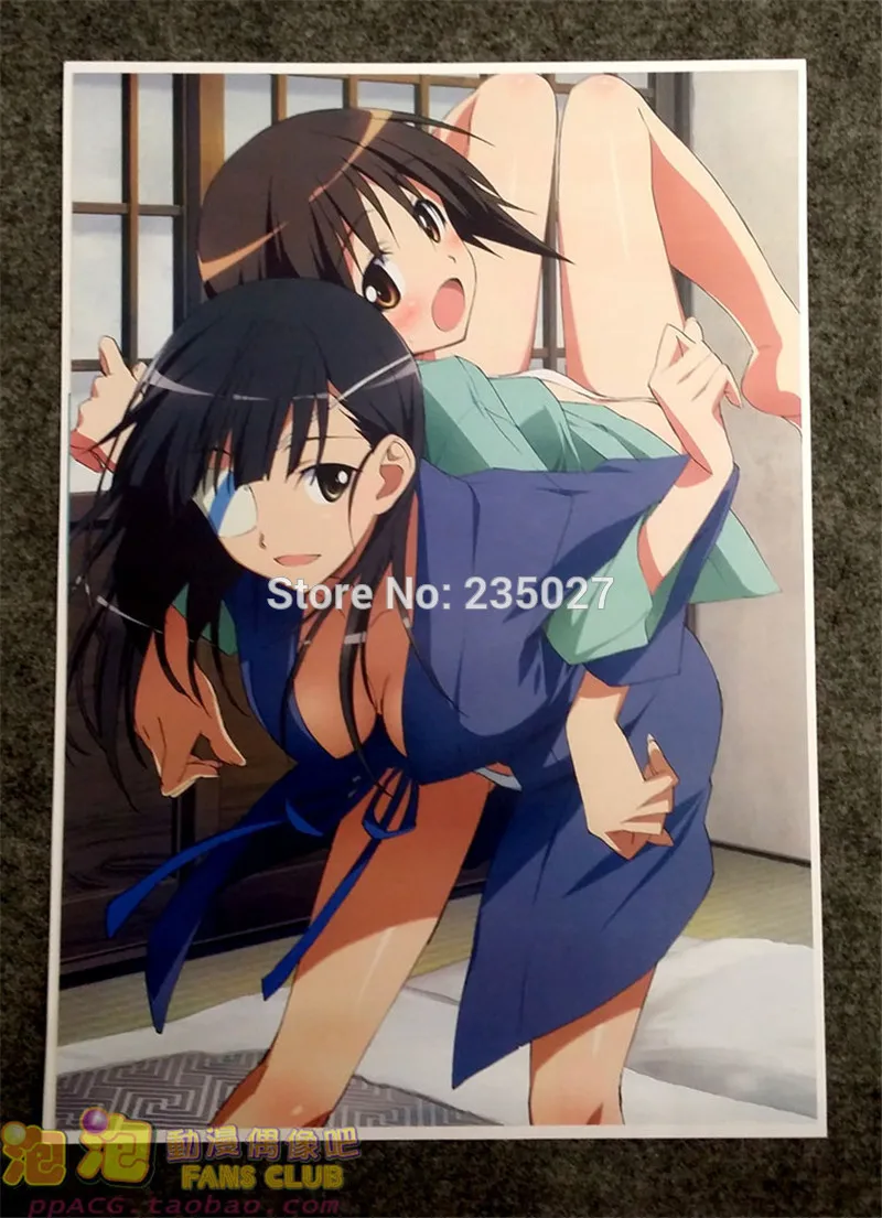 8pcs/set Anime STRIKE RAGANOS plakatas Miyafuji Yoshika Sakamoto Mio sienos nuotraukas kambarį A3 Kino plakatai dovana