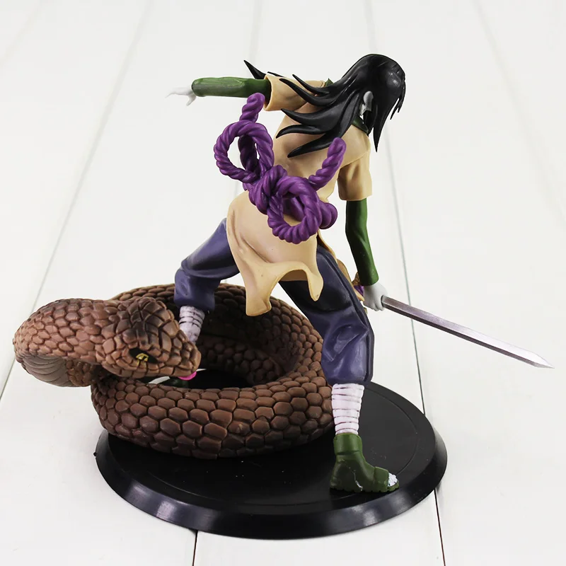 14cm Naruto Shippuden Pav Žaislai Orochimaru Gyvatė su Žolės Pjovimo Kardas Kolekcionuojamos Lėlės Modelis