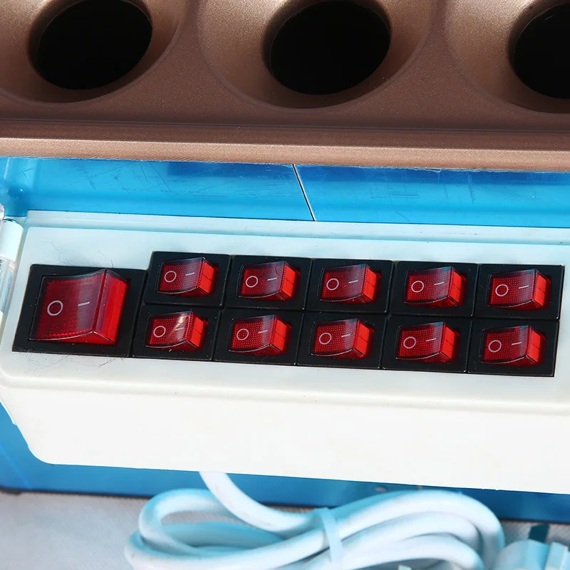 Elektrinis Kiaušinių Dešra Mašina Automatinė Komercinės Ten-skylė Kiaušinių Roll Maker 