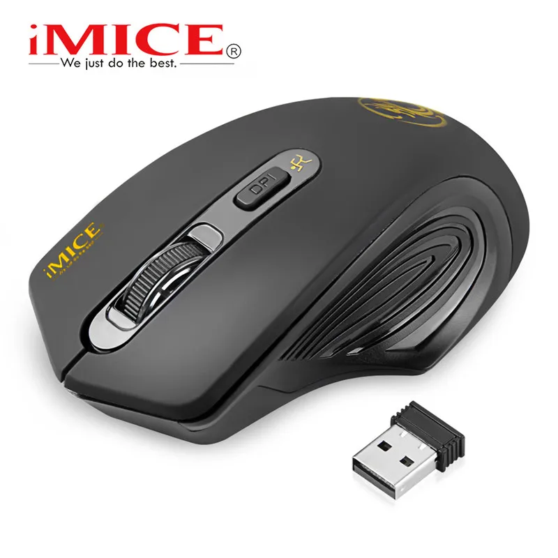 IMICE USB Silent Wireless mouse 2000DPI Aukščio USB 3.0 Imtuvas Optinė Kompiuterio Pelė 2,4 GHz Ergonomiškas Pelės PC Nešiojamas kompiuteris