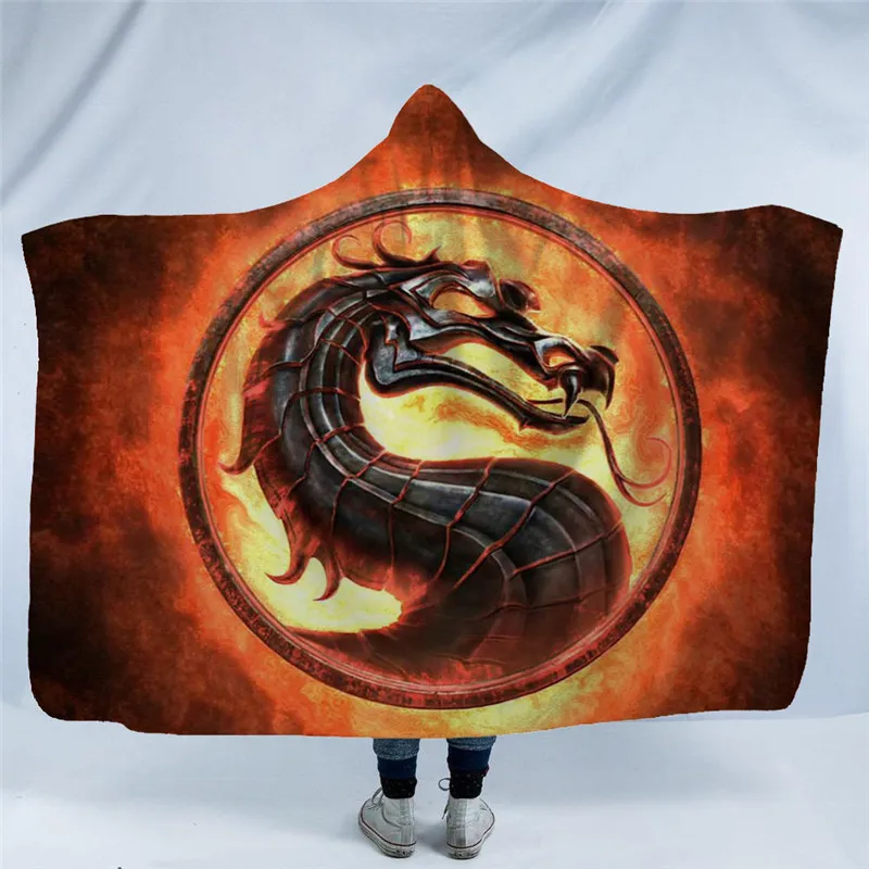 Šaudymo Dragon Modelio 3D Atspausdintas Pliušinis Gobtuvu Antklodė Suaugusiųjų Vaikas Šiltas Nešiojamų Vilnos Ant Lovos Namų TextileDropship