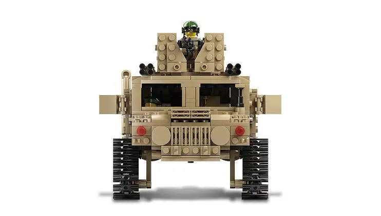 KAZI KY10000 A. Karinių M1A2 Abrams Tankas Patrankos Deformacijos, nelyginant Žaislai, Vaikų Berniukų Dovana