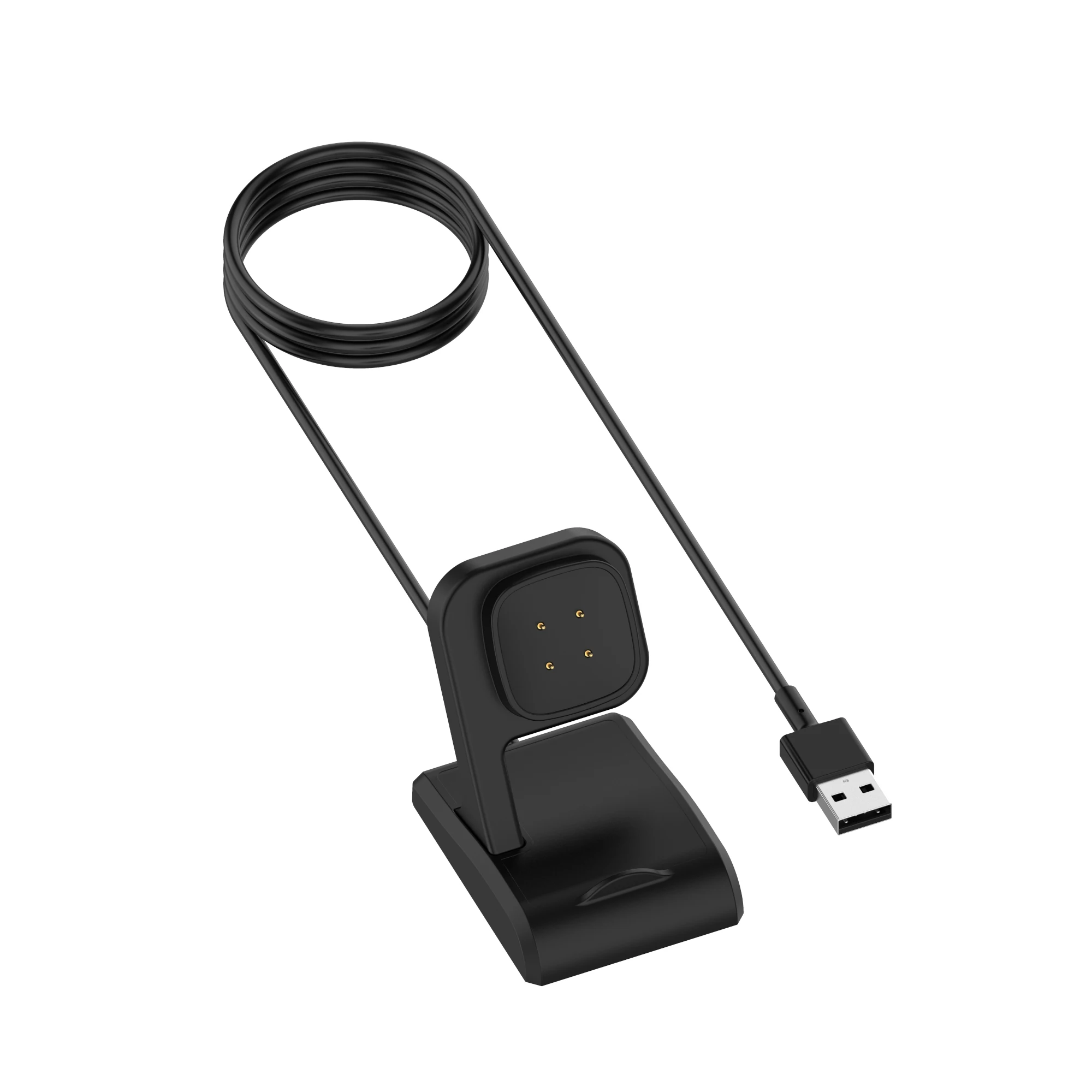 Pakeitimo Įkrovimo Dokas fitbit Prasme Smart Žiūrėti Įkroviklio Kabelis USB Įkrovimo Duomenų Lopšio pagrindas Fitbit Versa 3 Stovėti 1m