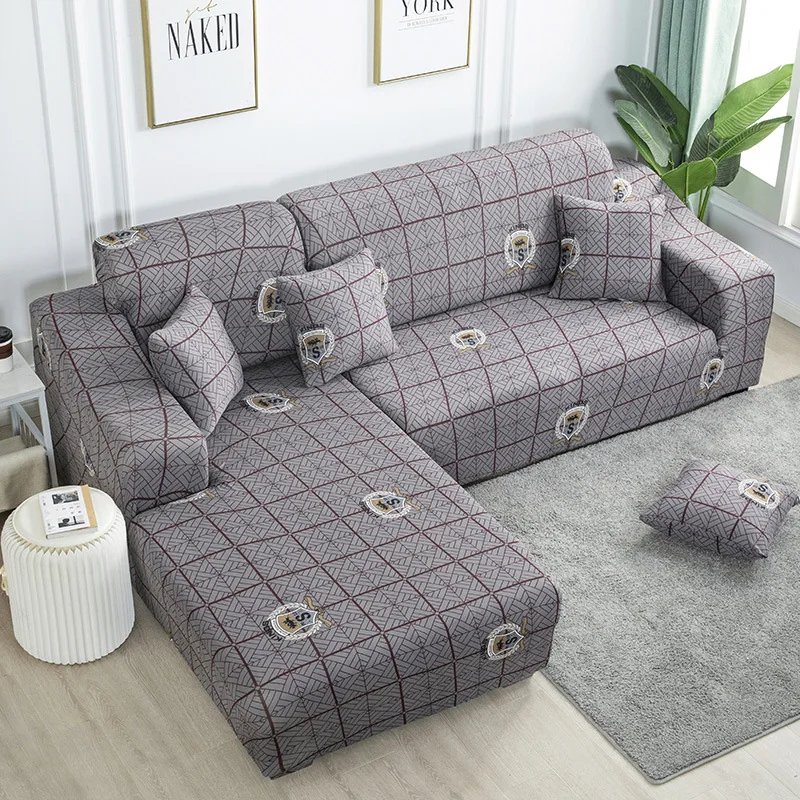 L Formos, Tampus Sofa Dangtelis Modernus, Universalus Spandex Elastinga Sofa Padengti Kambarį Grupinių Dekoratyvinis Sofa 9 Spalvų