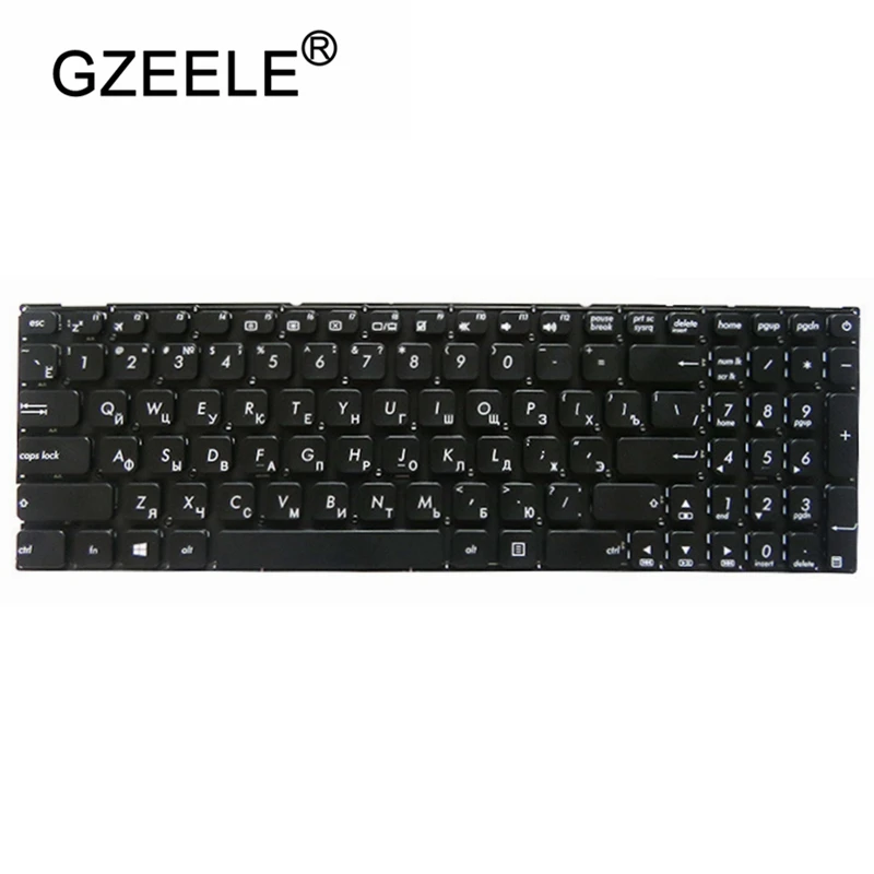 RU Juodos spalvos nešiojamojo kompiuterio klaviatūros ASUS S3060 SC3160 R541U X441SC X441SA X541N X541NA X541NC X541S X541SA X541SC X541 RU black