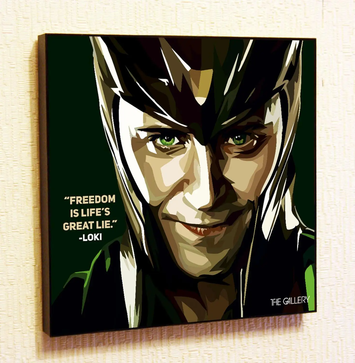 Loki tapyba, plakatas pop art 