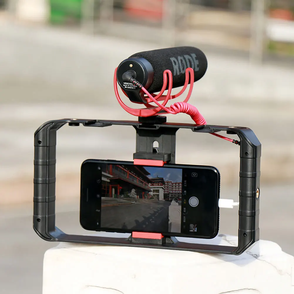 Tipo nuotrauka laikiklis mobilųjį telefoną interviu vaizdo įrašymo stovo Micro filmas šaudymo laikiklis metalo kamera stabilus Lentynoje, CD50 T