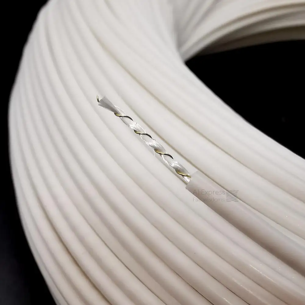 Lieti kaitinimo viela kabelių linijos, Silikono Guma spiralės stiklo pluošto Nichromu šilumos išsaugojimo minkštas