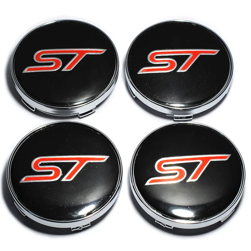 4pcs 60MM ST Logotipą, Automobilių Ratų Center Caps Emblema 