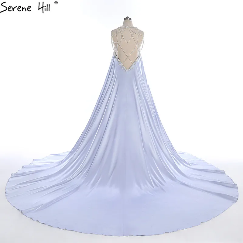 Seksualus Backless Perlai nėštumo fotografija suknelė Ilgai Traukinio Vakaro Suknelės Markės dizaino Plius Dydis 2020 HA2099