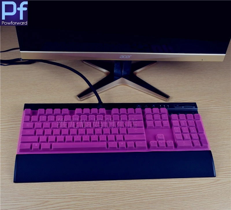 KOMPIUTERIO klaviatūra apima Vandeniui atsparus dulkėms išvalyti Klaviatūros Dangtelio Raštas Odos CORSAIR K70 RGB LUX Mechaninė Žaidimų