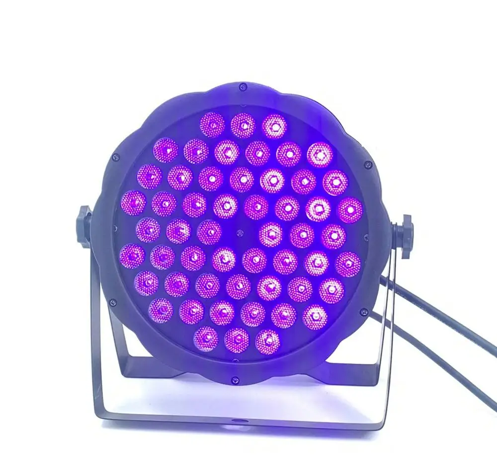LED Butas Slim Par žibintai plauti diskoteka 54x4W RGB 3in1 led par Šviesos, uv LED Prabanga DMX žibintai