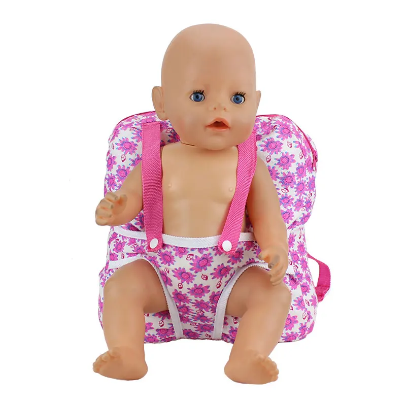 Violetinė Gėlė Maišelį,Lėlės priedai,Rožinė Tinklelis pagalvėlė tinka Dėvėti 43cm/17inch Baby Doll(tik parduoti maišelis)