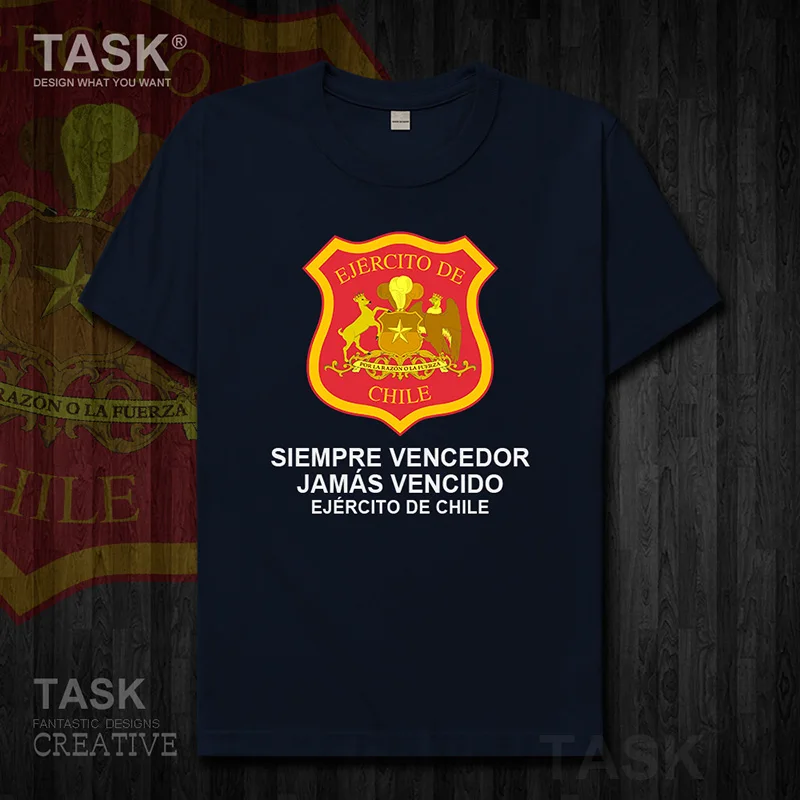 Armijos Čilės Armijos šalies drabužius trumpomis rankovėmis t-shirt naujas Viršūnes t shirt mens Karinis Taktinis medvilnės vasaros Mados sporto 01