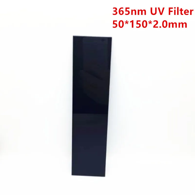 365nm ZWB2 150*50*2mm UG1 U-360 UV Filtru, Transiliuminatorius Ultravioletinių Juodas Stiklas