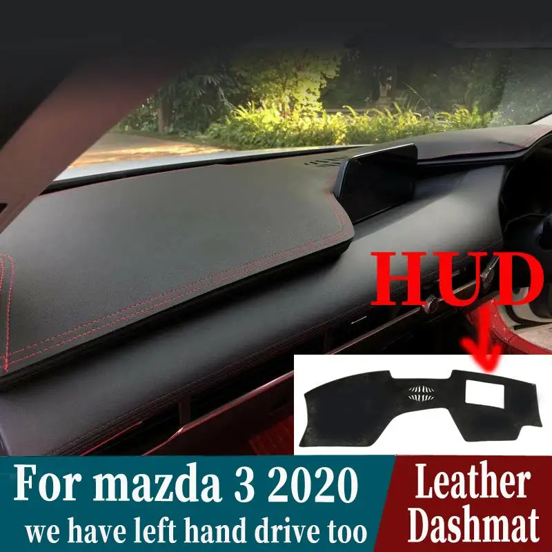 Už Mazda 3 Mazda3 2019 2020 Odos Dashmat Prietaisų Skydelio Dangtelį Trinkelėmis Brūkšnys Kilimėlis Kilimų Automobilių Optikos Reikmenys
