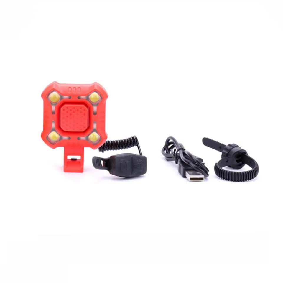 GoByGo 2 in1 4 Lempos Dviračių Šviesos 140 dB Dviratį Bell Priekiniai Dviračių Žibintų 4 Režimai Saugos Naktį Dviračių Lempos+Garsiai Signalizacijos Saugumo