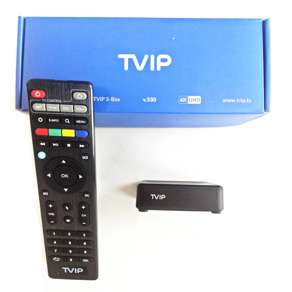 2020 Naujausias TVIP Prekės TVIP 530 4K Linux TV Box S905W Quad Core TVIP S-Box V. 530 3840x2160 