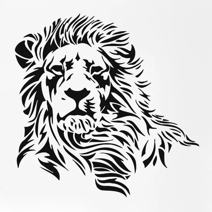 3D Liūtas Sienų Lipdukai Gražus Plėšrūnų Gyvūnų Genčių Zoologijos sodas Vinilo Lipdukai Namų Dekoro Vaikams Miegamasis YY012