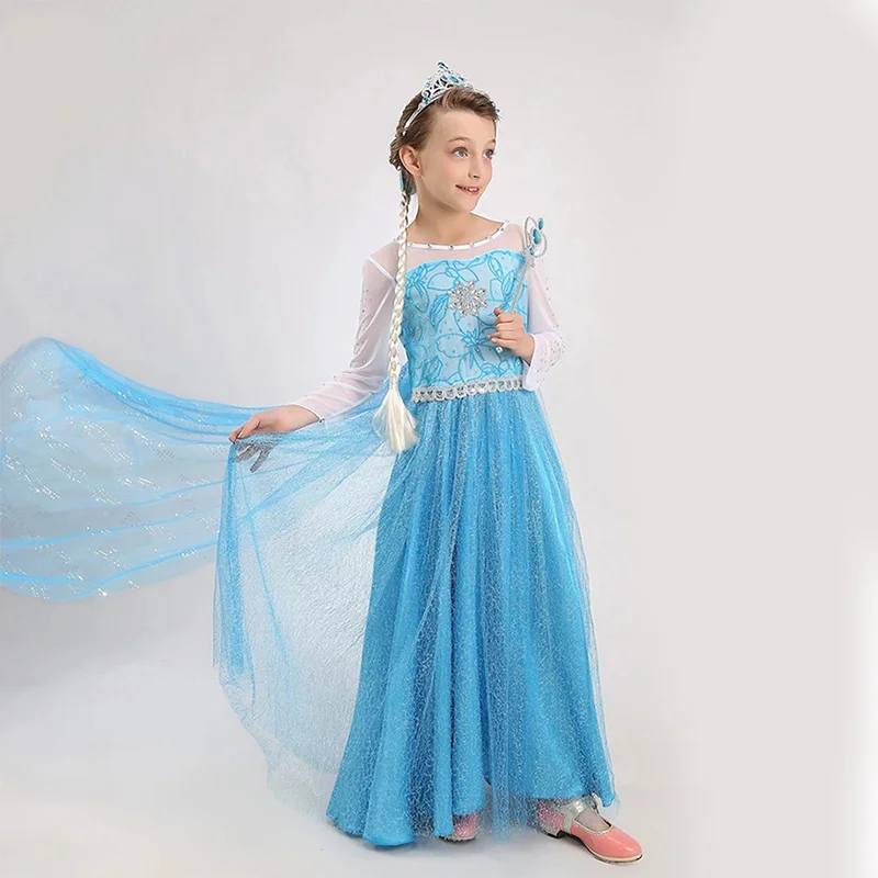 Naujas Helovinas Dress Merginos Kostiumas Išgalvotas Šalis Princesė Cosplay Kūdikių Suknelės Vaikų Kalėdų Gimtadienio Rinkinių Girl Drabužiai