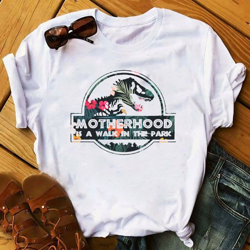 Moterų 2020 Gėlių Kaukolė Filmą Mama Rankovės Lady Motinos Diena Ponios Moterų Tee Marškinėliai Grafinis Moterų Top Marškinėliai T-shirts